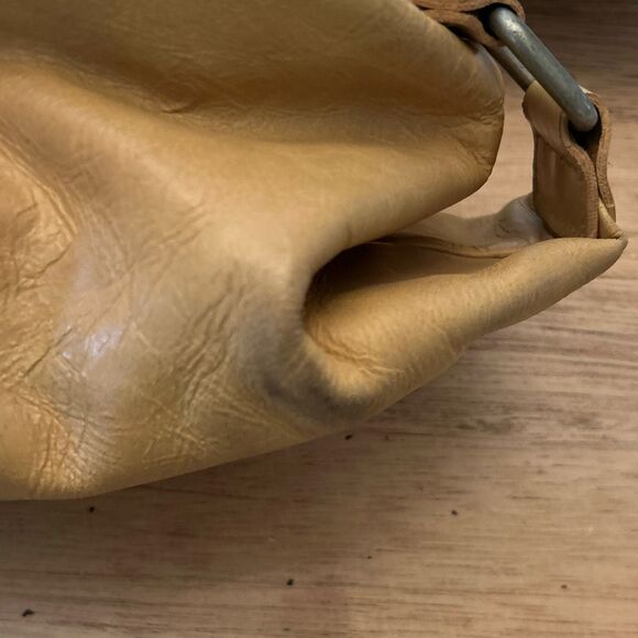 Bo Bo bags LA Y2K genuine leather handbag vintage tan - Picture 5 of 9